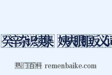癸辛杂识续集·姨夫眼眶反义词是什么意思的图片